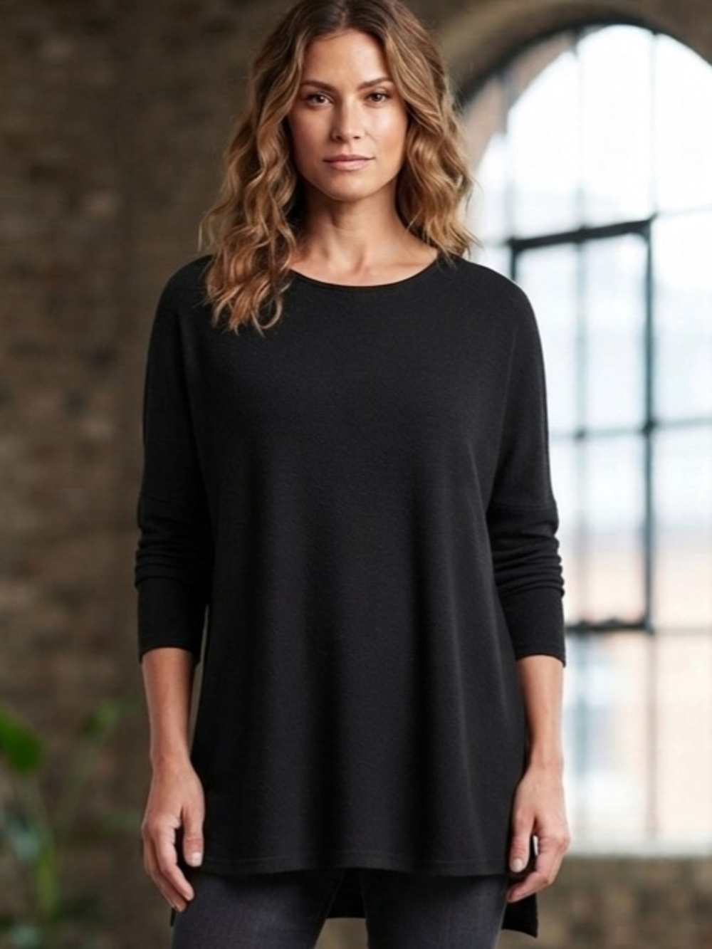 Made In Italy Sweater with Raglan Sleeves Size XL